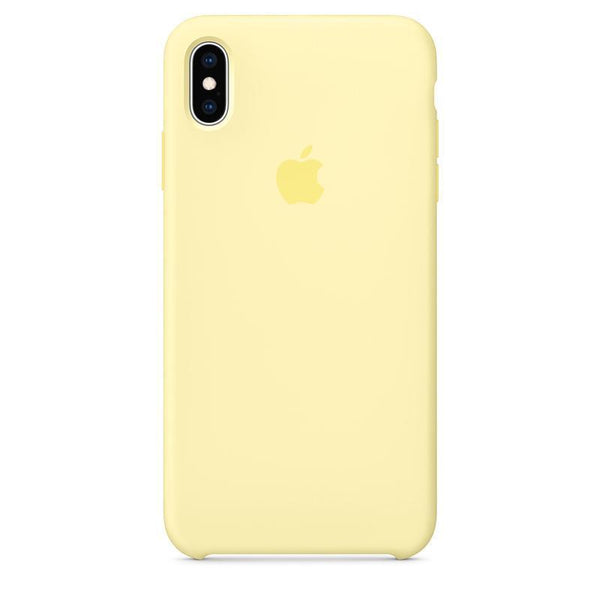 Apple iPhone X Series Silicone Case - Mellow Yellow