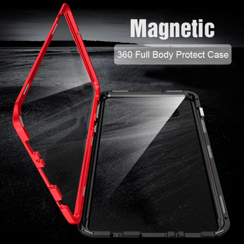 Galaxy S10 / S10 Plus Electronic Auto-Fit Magnetic Glass Case