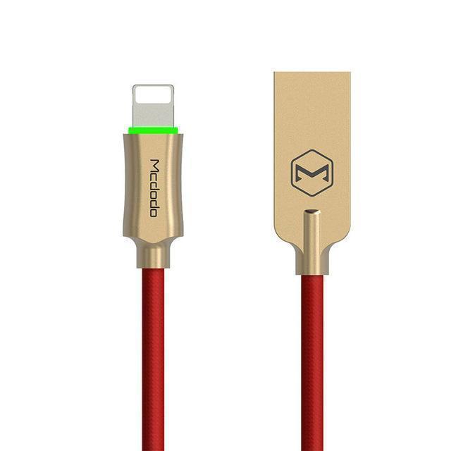 MCDODO Lightning USB Auto Disconnect Fast Charging Data Cable for iPhone