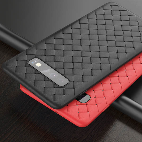 Galaxy S10 / S10 Plus Ultra Thin Grid Weaving Phone Case