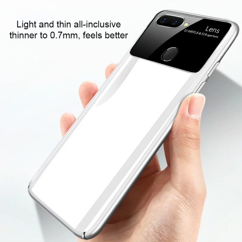 Luxury Smooth Mirror Effect Ultra Thin Case for Oppo F9