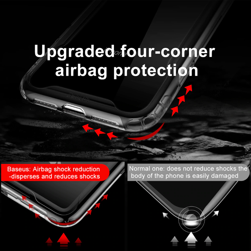 iPhone XS Baseus Airbags TPU Dustproof Shell Case