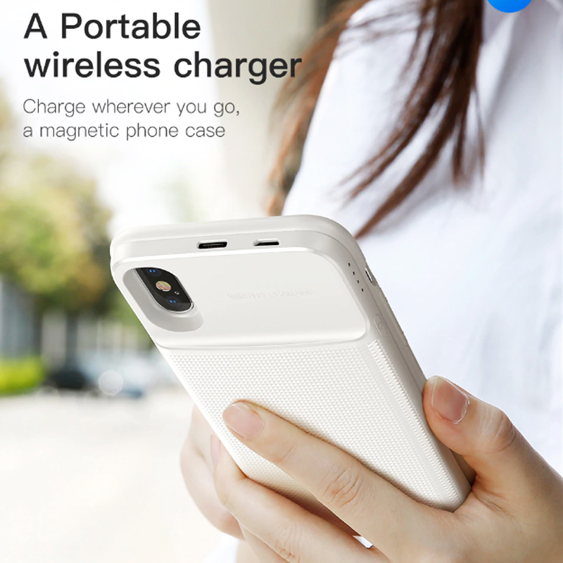 iPhone XS Baseus 5000mAh External Battery Charger Phone Case