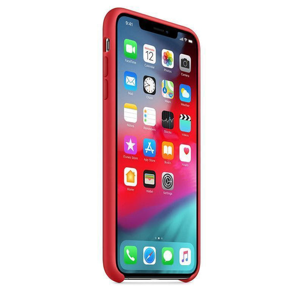 Apple iPhone X Series Silicone Case - Red