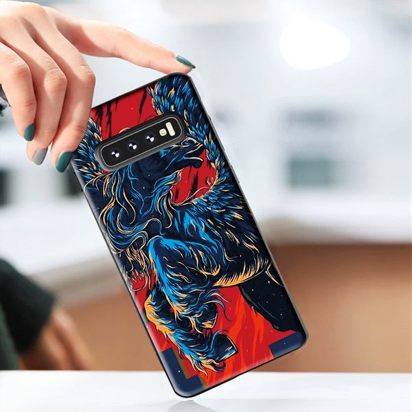 Galaxy S10/ S10 Plus Different Marble Patterns Glass Case