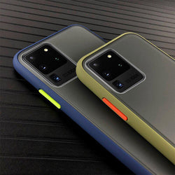 Anti-knock Armor Transparent Matte Case for Galaxy S20 Ultra