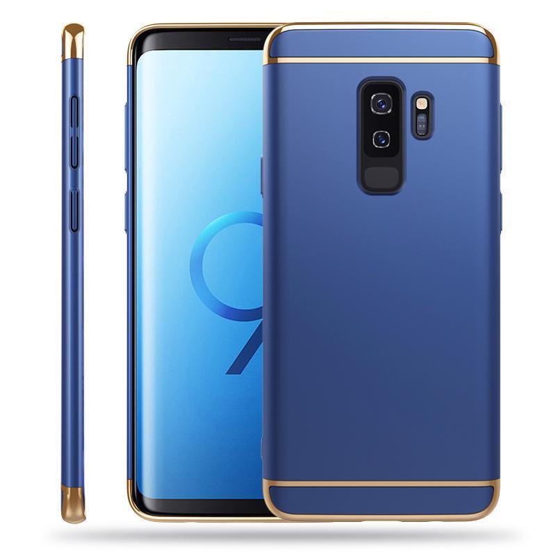 Galaxy S9/ S9 Plus Electroplating 3 in 1 Hard Back Case