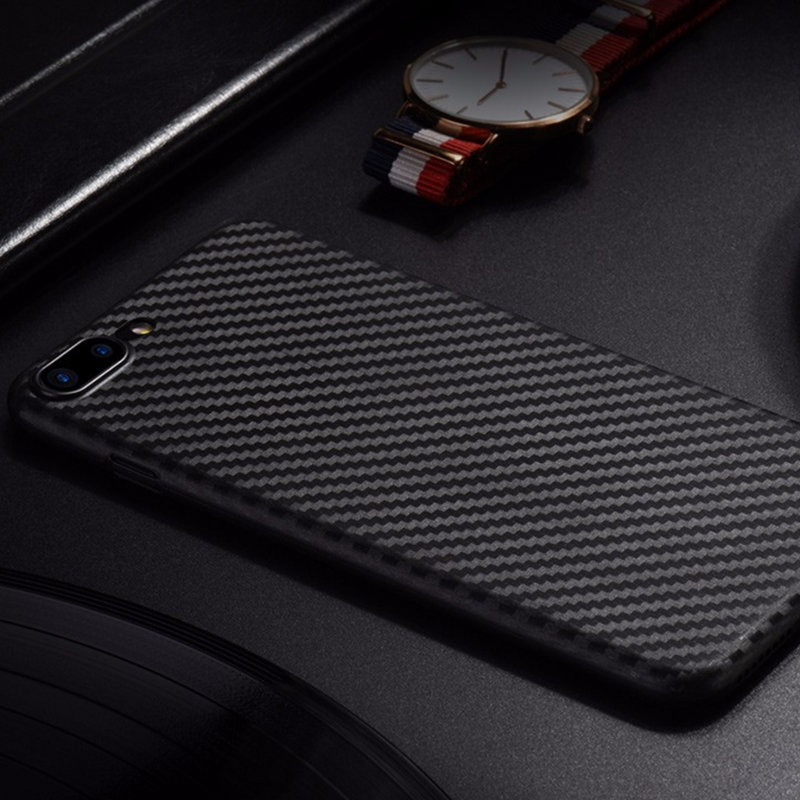 Carbon Fiber Ultra-thin Protection Back Case for iPhone 7/ 7 Plus