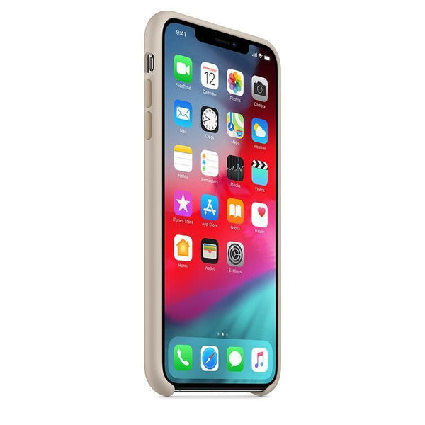 Apple iPhone X Series Silicone Case - Stone
