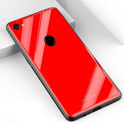 Ultra Thin Luxury Tempered Glass Shell Case for OPPO F7
