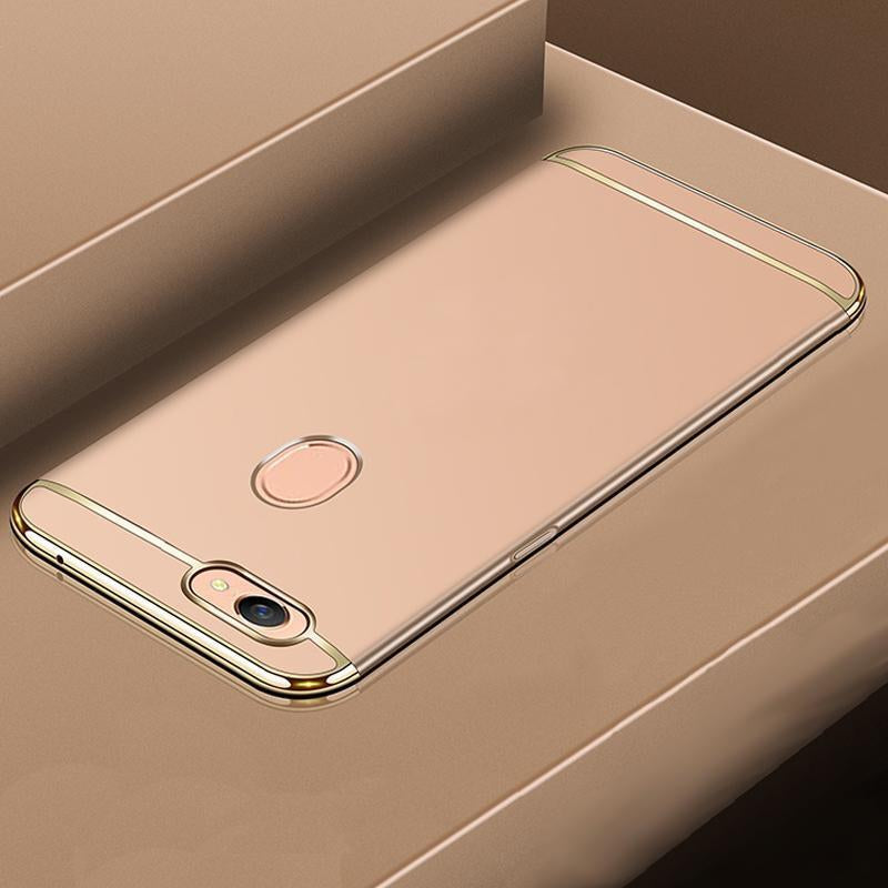 Ultra Thin Electroplated 3-In-1 Phone Case for Oppo F7
