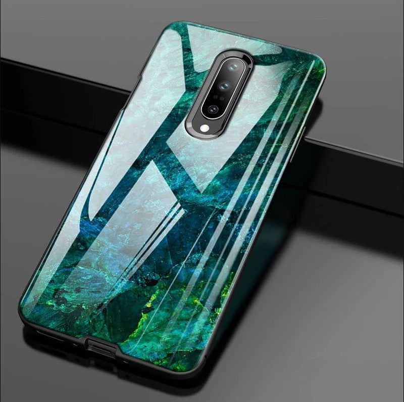 Oneplus 7 / 7 Pro Luxury Artistic Marble Glass Phone Case