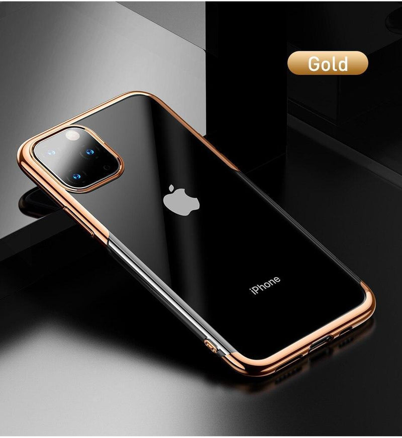 High-end Fashion Transparent Plated Case for iPhone 11 Series