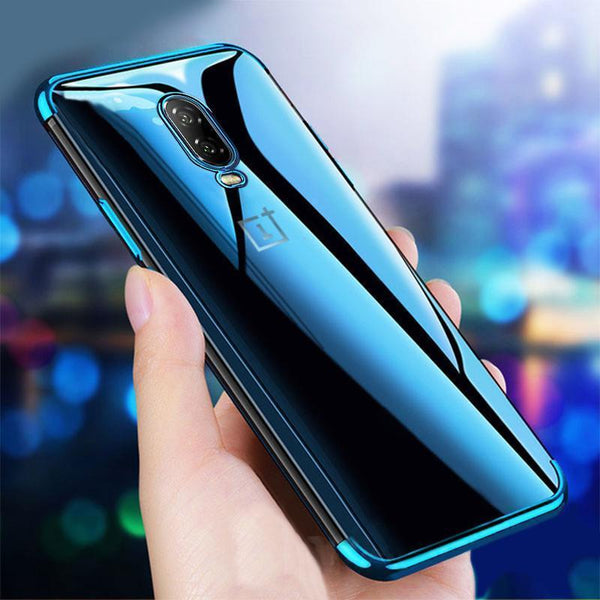 Oneplus 7 / 7 Pro Luxury High-end Fashion Transparent Plated Case