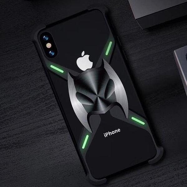 iPhone X Series 2nd Generation Batman Metal Bumper Shockproof Case