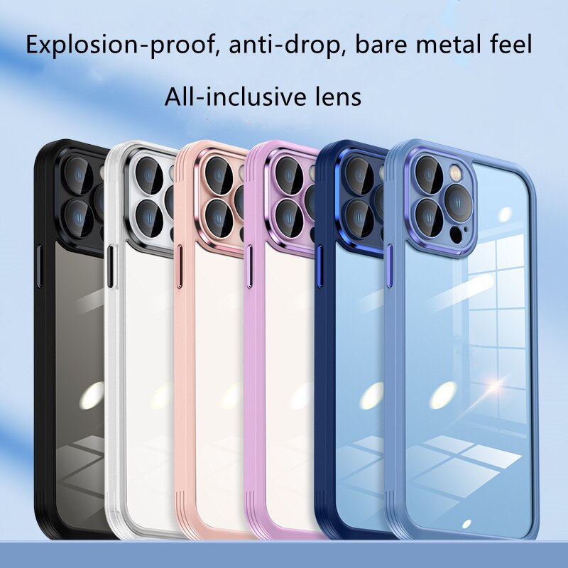 iPhone 13/14 Series Special Edition Metal Lens Ring Case
