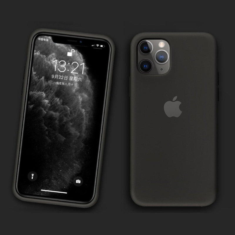 Original Silicone Apple Logo Case for iPhone 11 Series