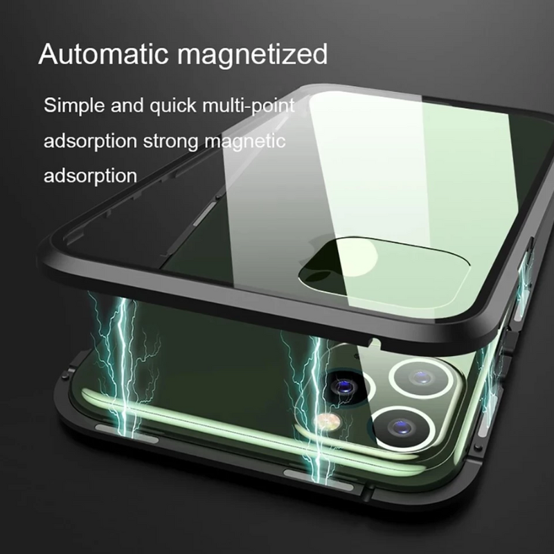 iPhone 12 Series Double Sided Magnetic Glass Case