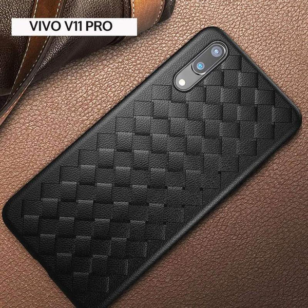 Ultra Thin Grid Weaving Phone Case For Vivo V11 Pro
