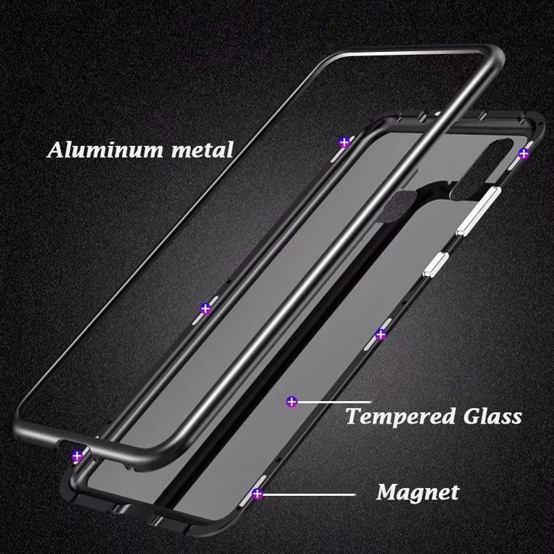 Smooth Tempered Glass Magnetic Adsorption Case for Vivo V9