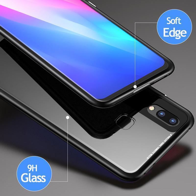 Magnetic Adsorption Tempered Glass Case For Redmi Note 6 Pro