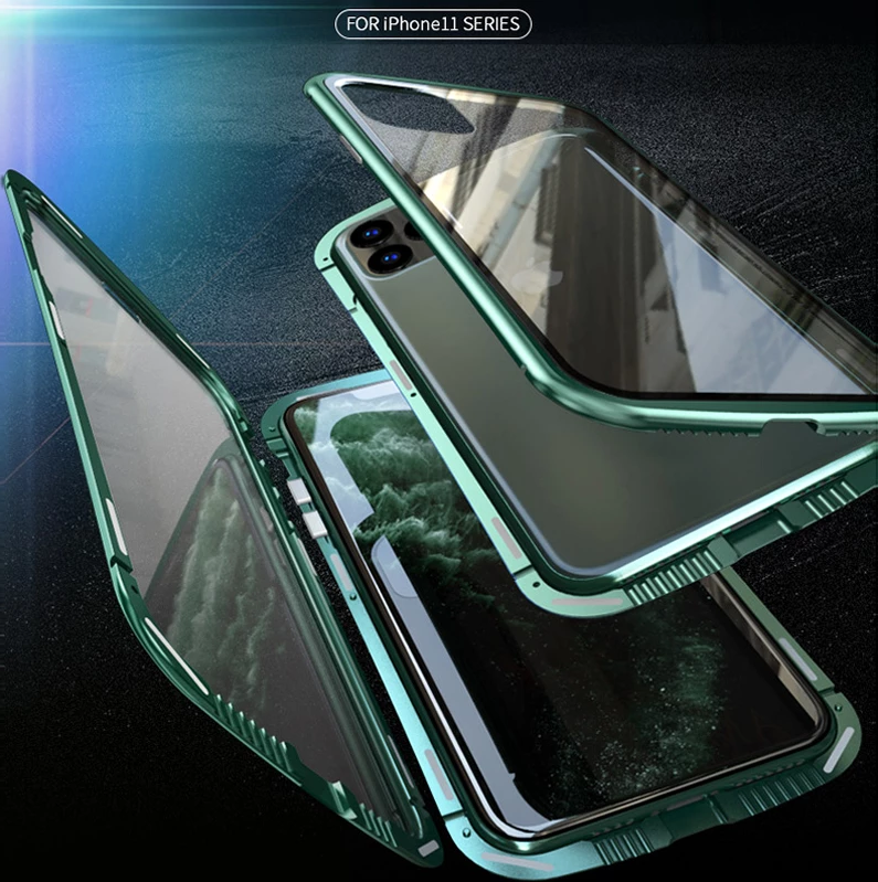 iPhone 12 Series Double Sided Magnetic Glass Case